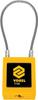 NYLON COATED PADLOCK WITH CABLE 77105 VOREL