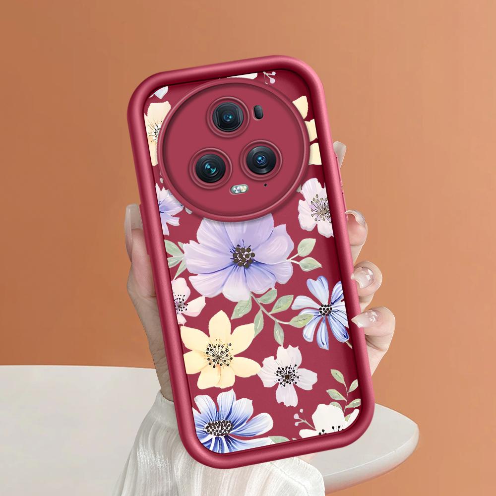 Soft Silicone Square Ladder Printing Pattern Phone Casing Full Cover Camera Shockproof Protection Rubber Case for Huawei Honor