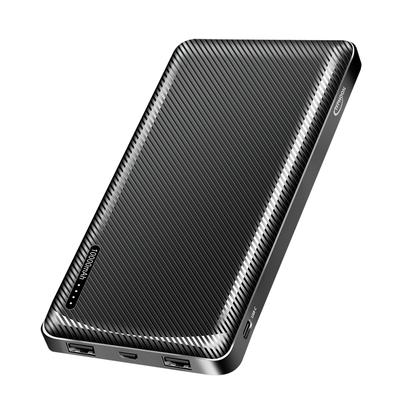 Power Bank 10,000 mAh, 2x USB-A, USB-C, micro-USB, Black - Typhoon