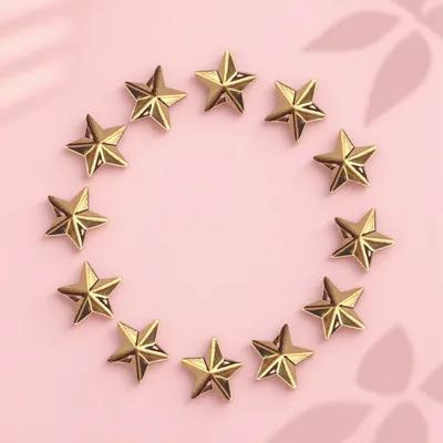 200Pcs Acrylic Star Ornaments Lightweight Easy to Use DIY Craft Charm Clothing Accessories DIY Crafts Supplies Star Shape Decor