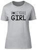 Volleyball Girl Fitted Unisexs Ladies T Shirt