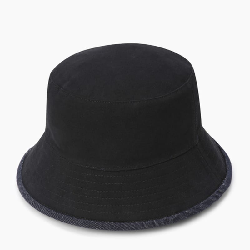 BENETTON Reversible Denim Bucket Hat_BCCP01511BK
