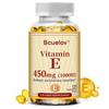Vitamin E 450 Mg (1000 IU) Supports Antioxidant Activity and Is Beneficial for Hair, Skin, Nails, and Eye Health. 120 Capsules