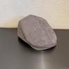 New Suede Visor Women'S Cap British Style Newsboy Cap Winter Hats For Women Men Vintage Simple Visor Hat Solid Color Painter Cap