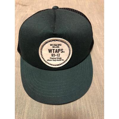 Used W)taps Mesh Cap Tracker Green