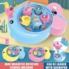 Mini Magnetic Rotating Fishing Toy with Gashapon Function Interactive Educational Play for Kids Family Party Gifts