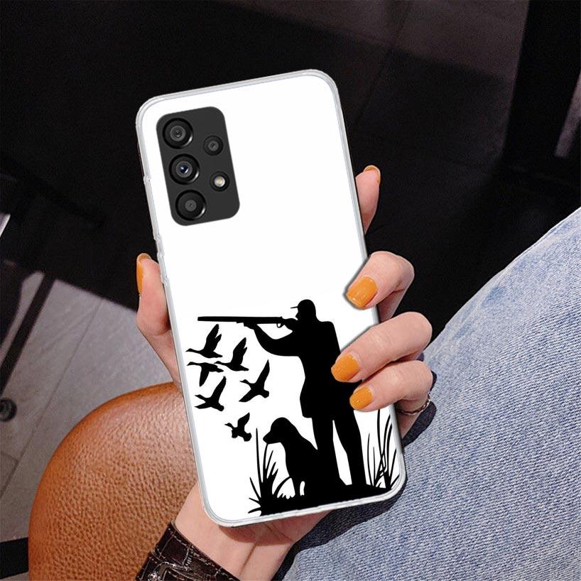 Hunting Fishing Man Phone Case For Samsung Galaxy A17 A16 A15 A14 A13 A57 A56 A55 A54 A53 A37 A36 A35 A34 A33 A26 A25 A24 A23 Ga