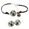 French Bulldog – A Set of Jewelry with Your Photo, a Woman's Ornament |