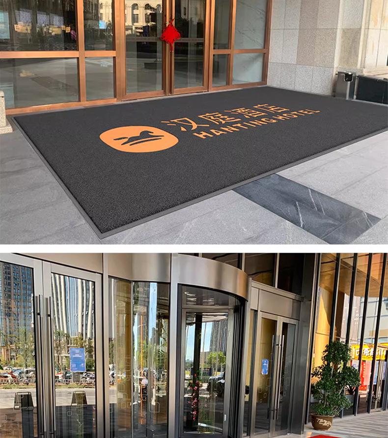 Anti-Slip Coir Logo Entrance Mat for Hotels