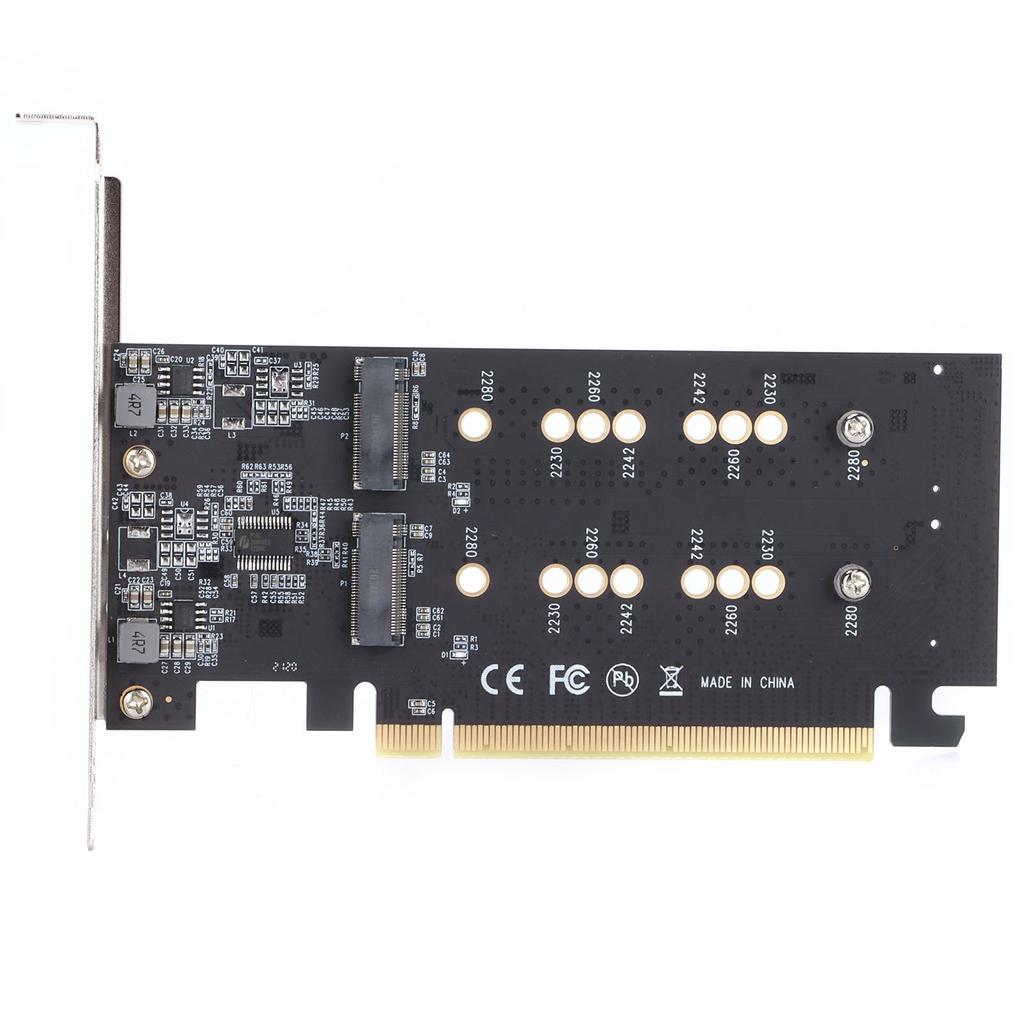 Erweiterungskarte PCI Express 3.0 X16 zu M.2 NVME SSD M.2 Festplattenerweiterungskarte für PC-Desktop