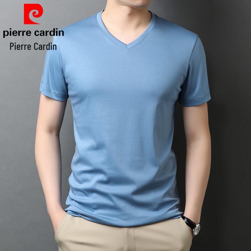 Pierre Cardin Men s V-Neck 100% Cotton Short Sleeve T-Shirt XL/52
