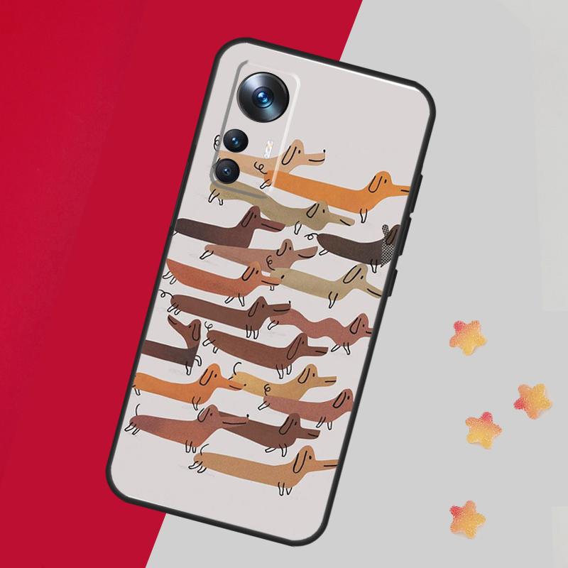 

Cute Dachshund Dog Hot Case For Xiaomi 15 Ultra 13 14 11T 12T 13T 14T Pro Cover For POCO F7 F6 F5 X3 X5 X6 X7 Pro Xiaomi 15