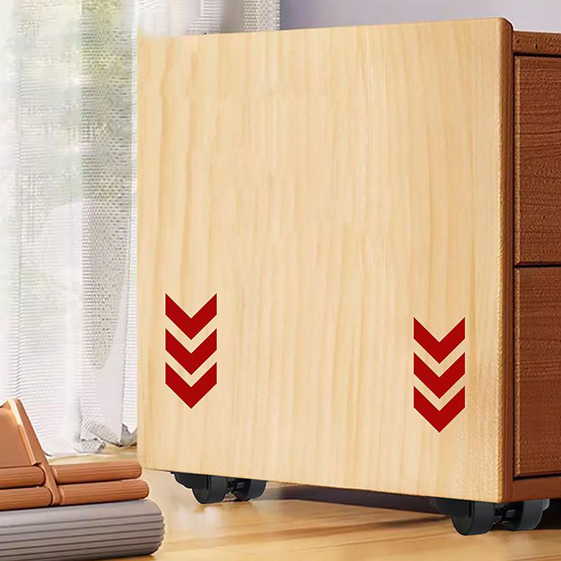 4 szt. Niewidoczne Uniwersalne Kółko Rowkowe Obrót 360 Stopni Kółko Gładkie Ciche Do Mebli Domowych i Biurowych Spód Przesuwane