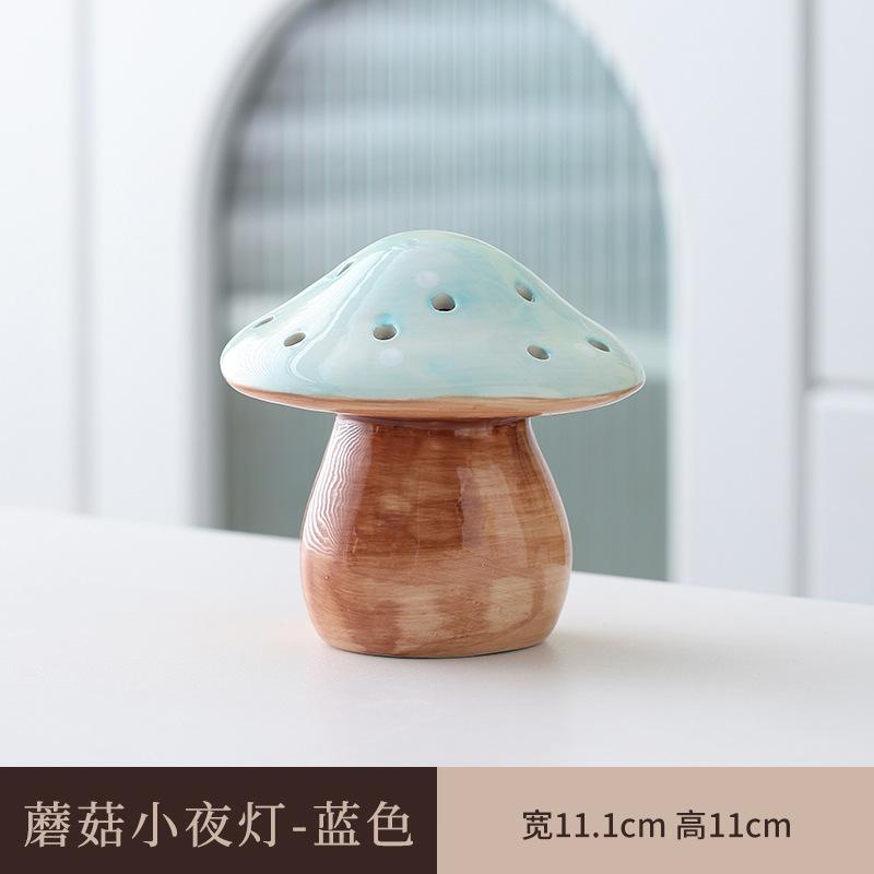 

Glowing Mushroom Night Light Creative Ceramic Decor for Bedroom Birthday Gift