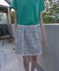 Nokeontencheu 376. Bari Flower Skirt _ Sky Blue