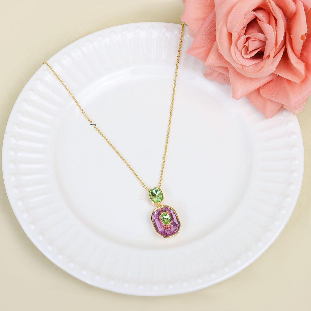High-End Sparkling Crystal Bracelet & Necklace Set for Women