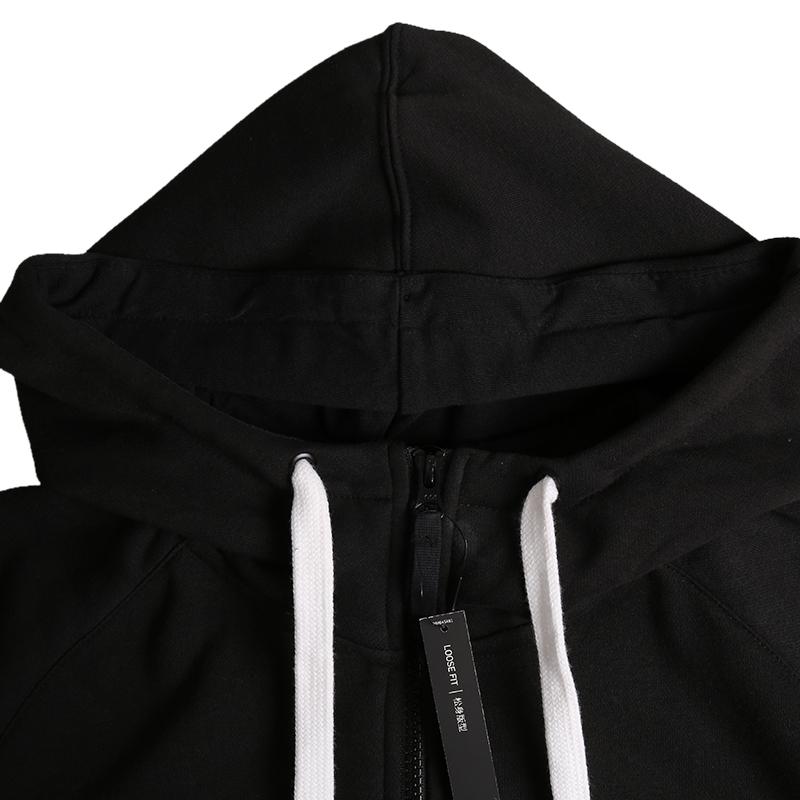 Nike Paneled Fleece-Lined Hooded Jacket Men Jackets Black BV5150-010