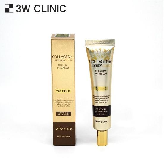 

3W Clinic Collagen Роскошный золотой крем для глаз 40 мл #1pcs
