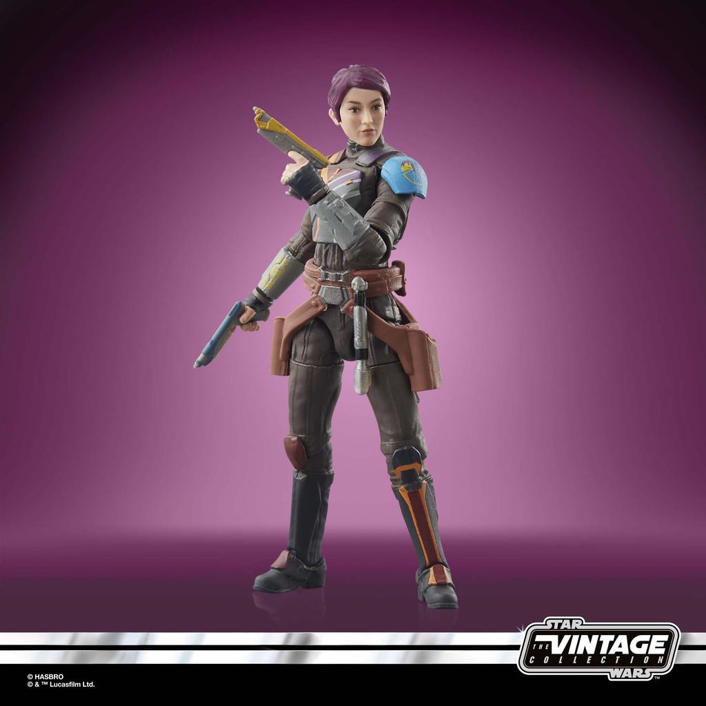 Star Wars Vintage Collection Sabine Renren, Star Wars: Ahsoka Deluxe Collectible 3.75" Figure