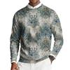 Herren Rundhals Langarm Rippstrick Pullover