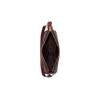 Coach Nolita 19 Presbyopia Love Flower Print Zipper Leather Armpit Bag Mahjong Bag Clutch Small Size Women's Brown/burgundy Color Matching