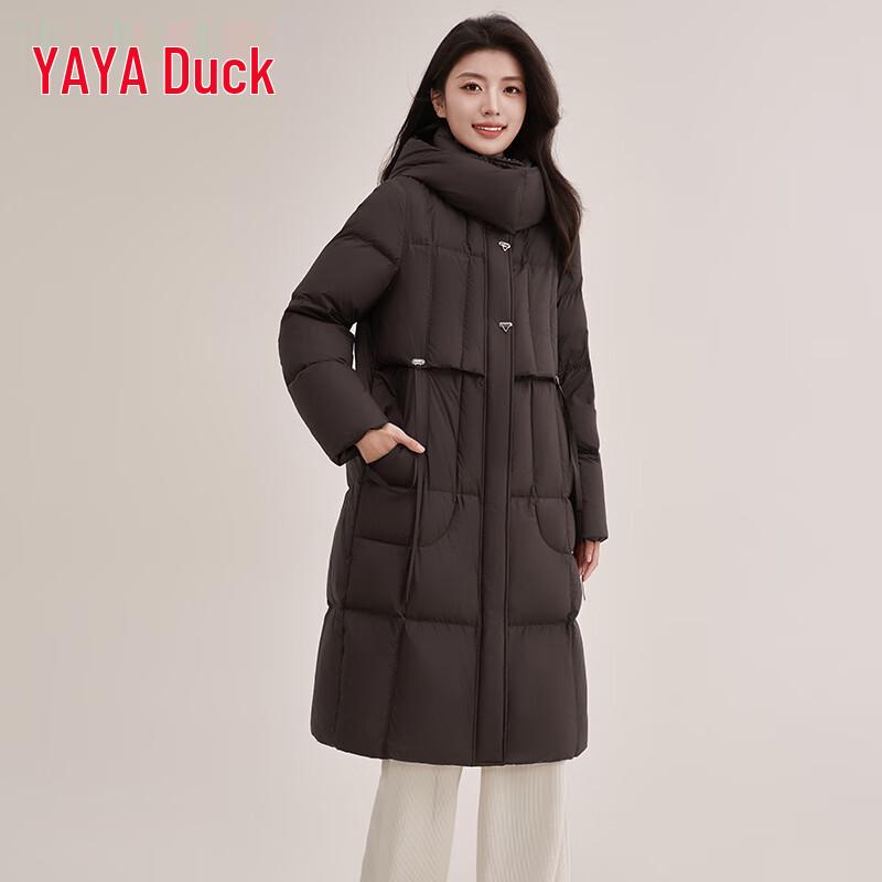 

YAYA Женский 2024 Длинный Повседневный Пуховик с Капюшоном M