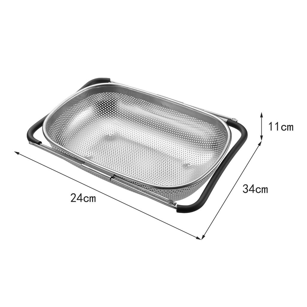 Sink Drain Basket Drainer Basket Fine Mesh Easy to Store Practical Tool Over Sink Strainer Strainer Basket for