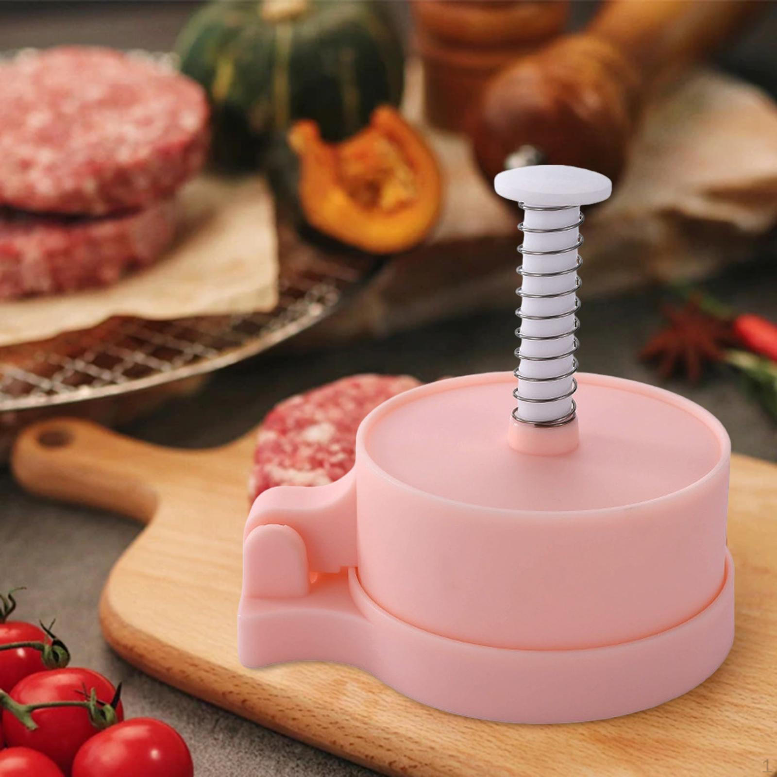 

Burger Press Patty Maker Nonstick Compact Making for Ground Beef Kitchen Barbecue