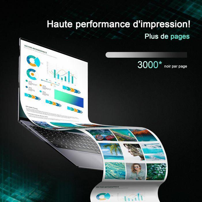 Toner - LAMPE DU PARFUMEUR - TN2420 - Compatible - Noir - Pack de 2 - 3000 pages