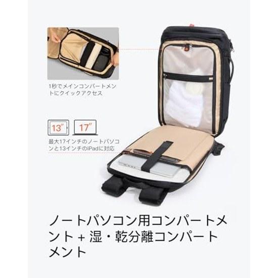 Inateck Business Backpack 28L 40L Large Capacity Travel Men Cabin Size