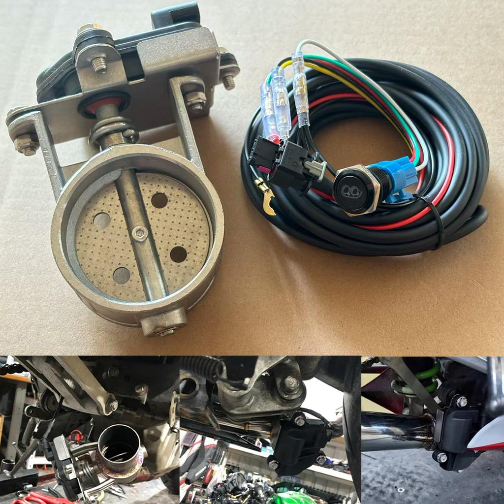 Auto/Motorrad Auspuffrohrsystem Lokomotivgeräusch schallgedämpft Edelstahlventil elektronischer Schalter Tastensteuerung 51/60/63m