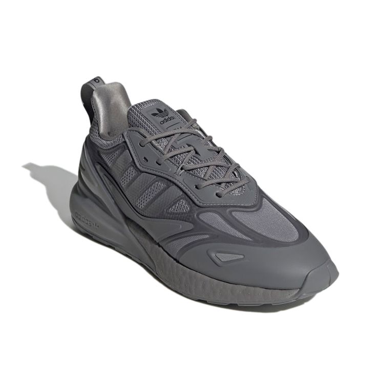 。 Comprar Adidas Tênis unissex ZX 2K Boost 2.0 Triple Grey Cinza
