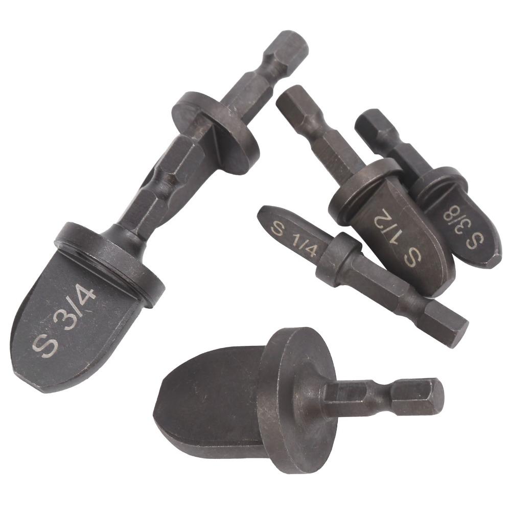 6 PCS Soft Copper Tubing HVAC Swaging Tool Swage Expander Drill Bit  Air Conditioner Installation