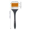 6 Sizes Nylon Hair Wooden Handle Watercolor Paint Brush Pen Learning DIY Oil Acrylic Painting Art Paint Brushes Supplies