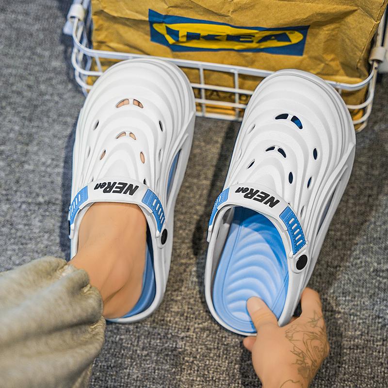 Fashion 2024 Summer Men's Sandals Fashion Beach Shoes Casual Sports Slippers Men's Outdoor Slippers Family Bathroom Shoes