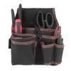 Multifunctional Electrician Tool Bag Waist Pocket Pouch Belt Storage Holder Black