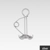 Octopus Deck Nail: High-Strength Stainless Steel Torsion Spring Tent Rope Buckle with Fish Bone Ground Stake.