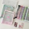 Multifunctional Cartoon Zippered Clear Photo Album Shell Card Organizers Binder Cover For 3Inch Trading Card Collector