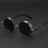 New Classic Steampunk Sunglasses for Male and Female Retro Round Shape Metal Framesd Sun Spectacles Fashion Colorful Protective Spectacles