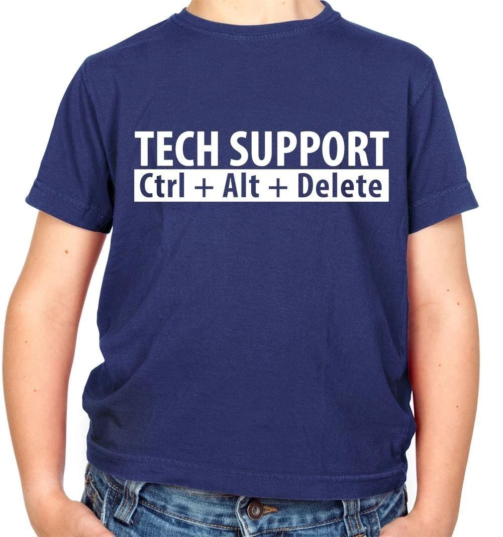 Tech Support Ctrl Alt Delete - T-Shirt - It Computer Fun Office 150