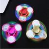 Creative Led Light Luminous Fidget Spinner Changes Golw In The Dark Stress Relief Toys For Kids ,6PCS
