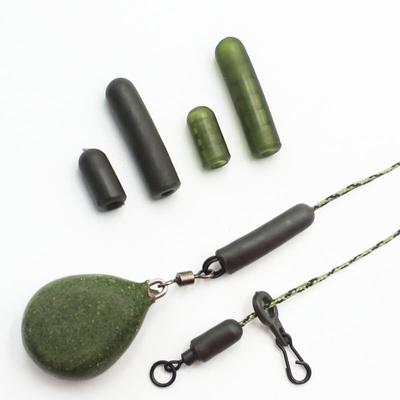 20PCS Carp Fishing Tackle Carp Rig Ring Stopper Fishing Bead Feeder Swivels Ring Rubber Carp Fishing Accessories
