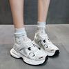 Lightweight and Breathable Women's Shoes 2025 Autumn New Korean Version of Fashion Casual Sports Shoes Popular Versatile Platform Dad Shoes