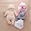 Autumn Winter Baby Climbing Baby Warm Thick Cartoon Dog Rabbit Cute
