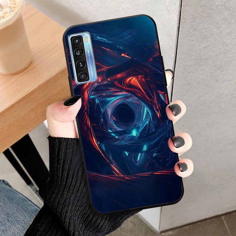 For TCL 20 5G / 20S / 20L Plus Case TPU Silicone Shockproof Lions Wolf Phone Covers for TCL 20L Plus Cases 20S Cool Fundas