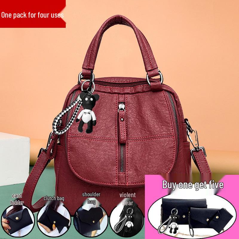 

Женский универсальный рюкзак из ПУ кожи - Большая вместимость, повседневная сумка, школьный рюкзак Standard