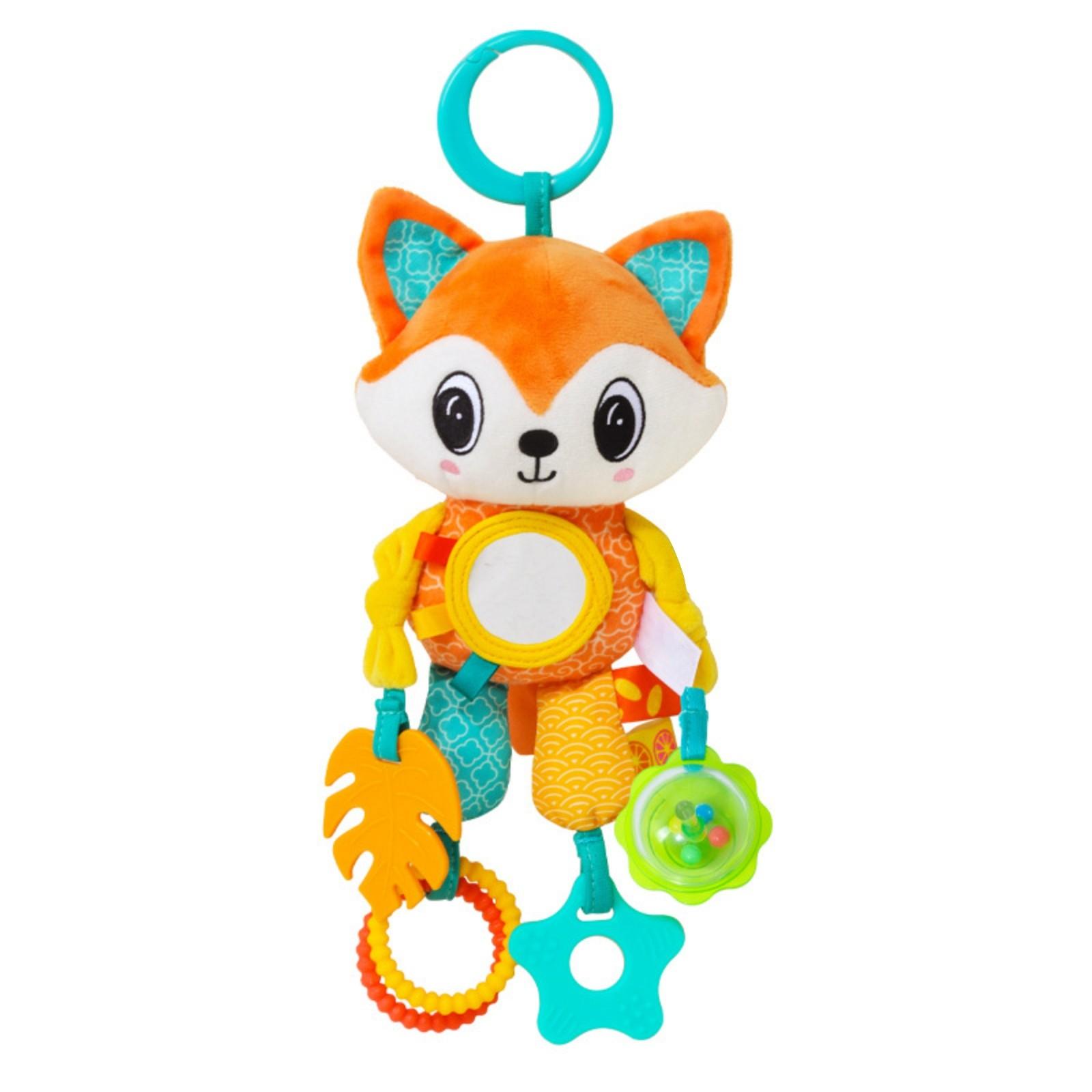 

Игрушки для крепления в автомобиль, Плюшевые животные, Кроватки для крепления в автомобиль, Музыка ветра, Прорезыватели для зубов из резины One Size оранжевый