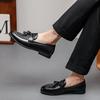 Fashion Men Business Tassel Shoes Casual Comfortable Fashionable Small Leather Shoes Men Gentlemen Social Brand Shoes Men Sizes 38-48