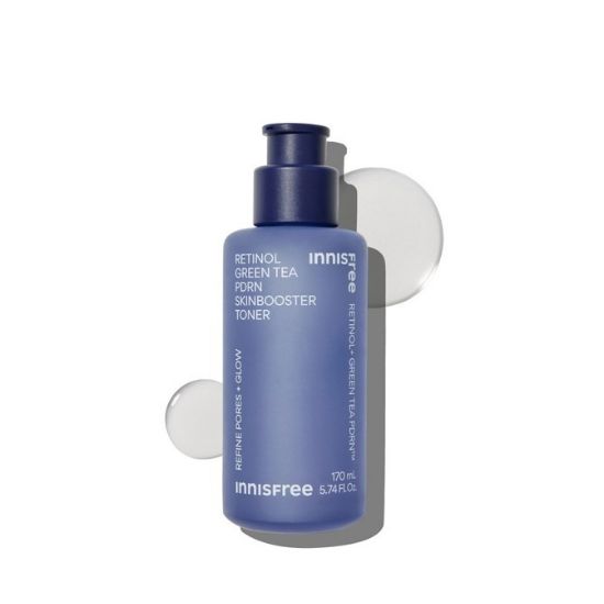 Innisfree Retinol Green Tea PDRN Skin Booster Toner Anti-Aging & Hydrating 170ml