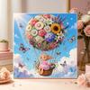 5D Cat Pearl Handmade DIY Pearl Painting Material Packaging Decoration Modern Minimalist Living Room Hanging Decoration